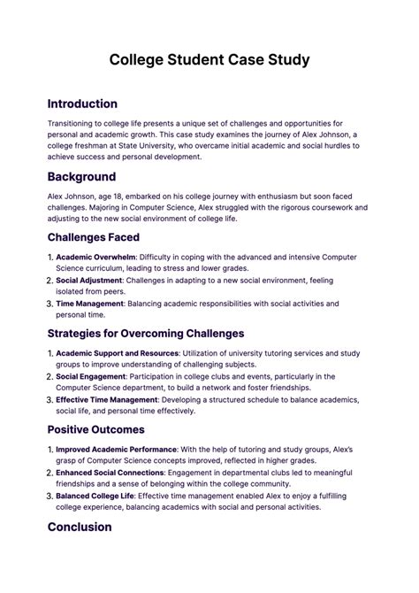 case study format for students.